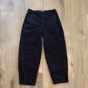 Everlane Utility Barrel Pant Black 8 Tall